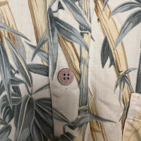 Jamaica Jaxx Mens Short Sleeve Silk Button Down Shirt Hawaiian Vacation Size M - Picture 7 of 8